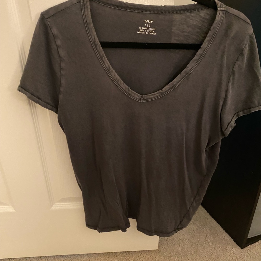 Aerie V Neck Tee